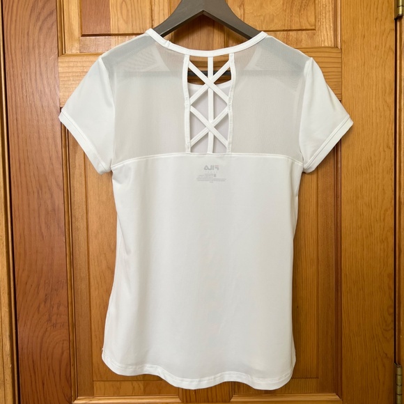 FILA White Athletic Tee Shirt - Picture 2 of 2
